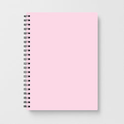 Back To Casics - Pretty Pastels - Plain Pink Notebook