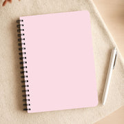 Back To Casics - Pretty Pastels - Plain Pink Notebook 3