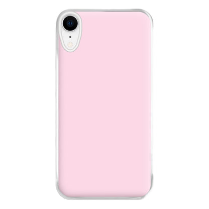 Back To Casics - Pretty Pastels - Plain Pink Phone Case for iPhone XR