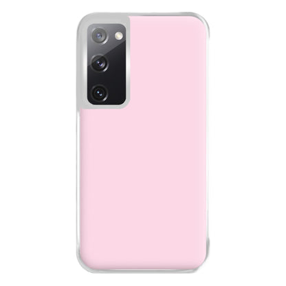 Back To Casics - Pretty Pastels - Plain Pink Phone Case for Galaxy S20FE