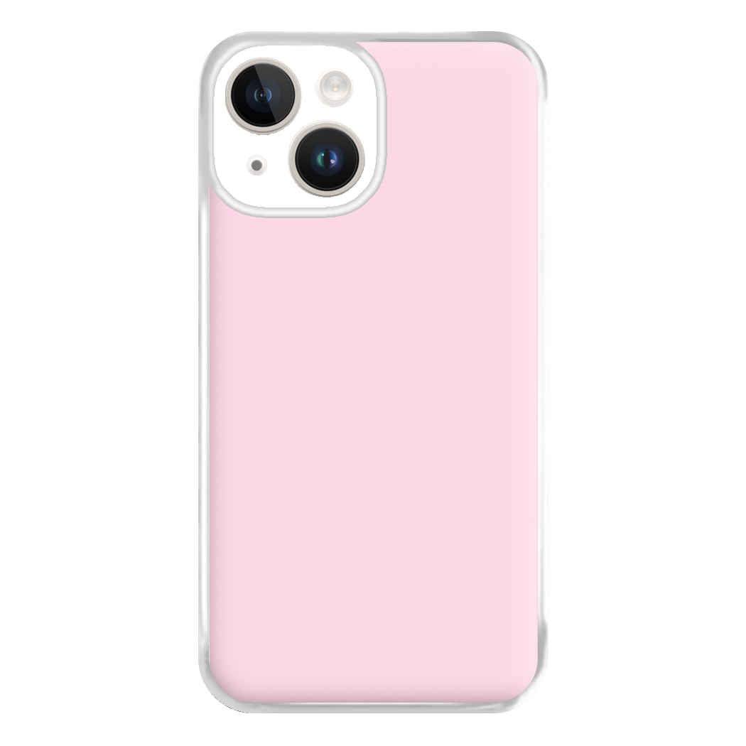 Back To Casics - Pretty Pastels - Plain Pink Phone Case for iPhone 14