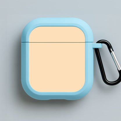 Back To Casics - Pretty Pastels - Plain Orange Blue AirPods Case