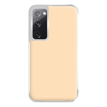 Back To Casics - Pretty Pastels - Plain Orange Phone Case for Galaxy S20FE