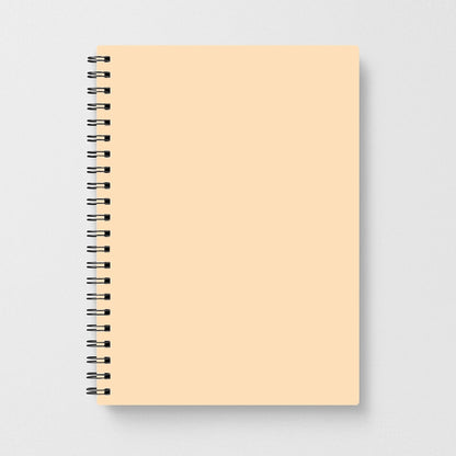 Back To Casics - Pretty Pastels - Plain Orange Notebook
