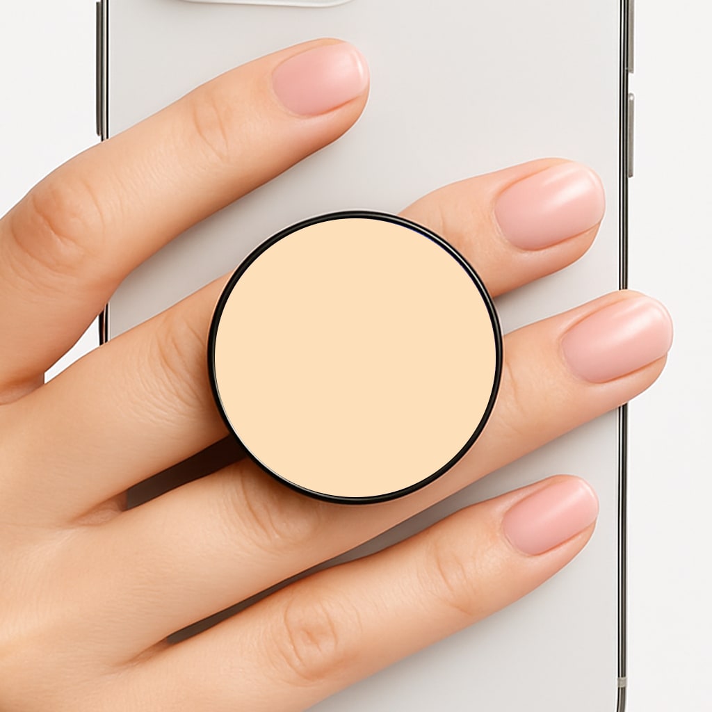 Back To Casics - Pretty Pastels - Plain Orange Phone Grip