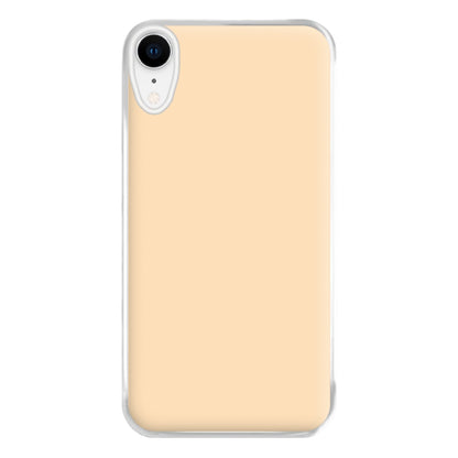 Back To Casics - Pretty Pastels - Plain Orange Phone Case for iPhone XR