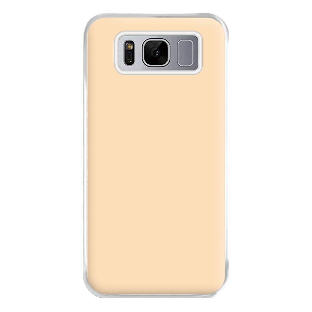 Back To Casics - Pretty Pastels - Plain Orange Phone Case for Galaxy S8 Plus