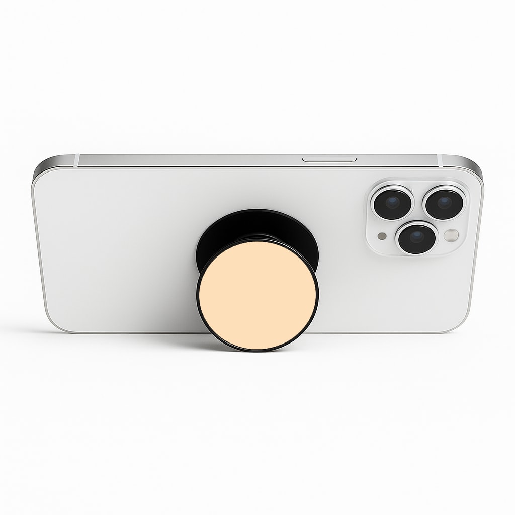 Back To Casics - Pretty Pastels - Plain Orange Phone Stand