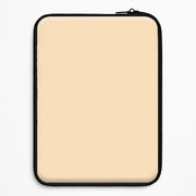 Back To Casics - Pretty Pastels - Plain Orange Laptop Sleeve 1