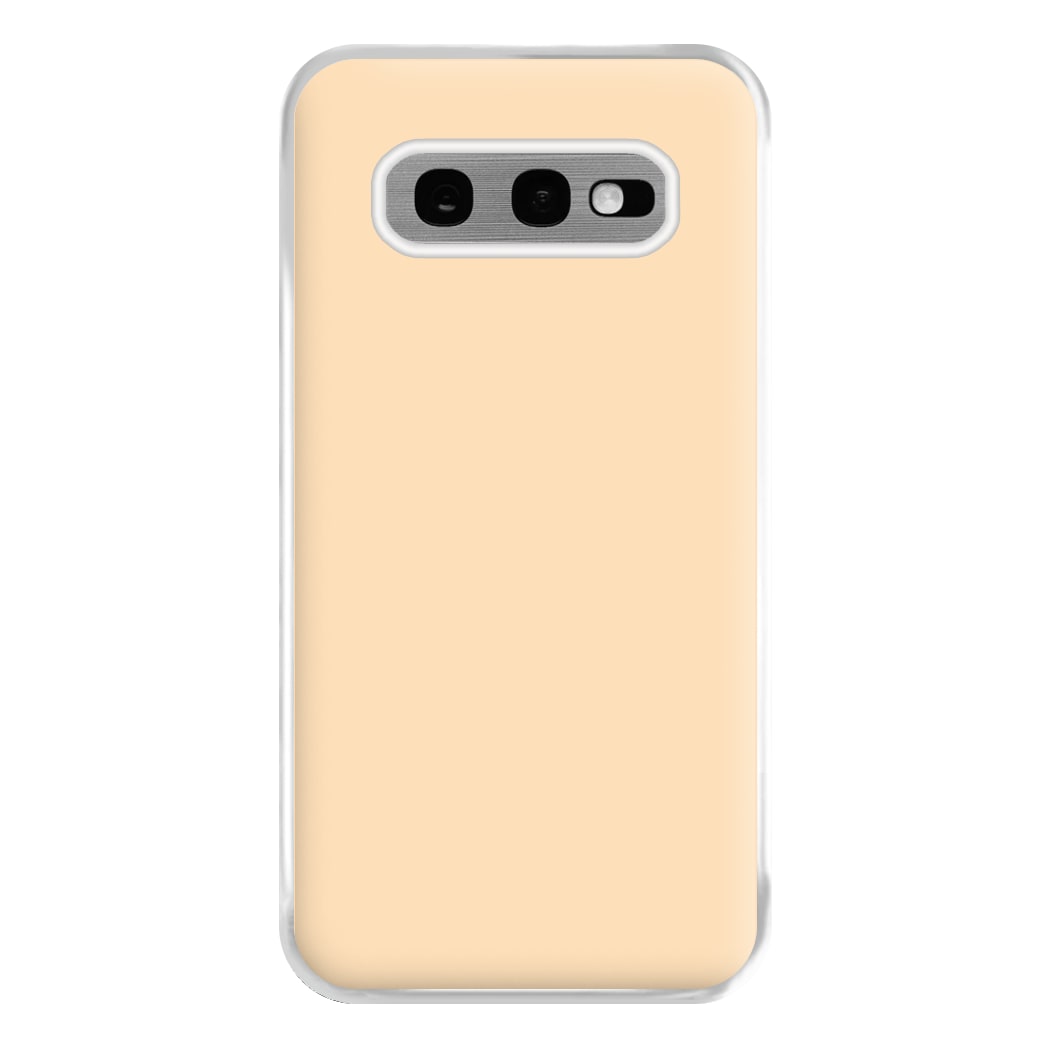 Back To Casics - Pretty Pastels - Plain Orange Phone Case for Galaxy S10e