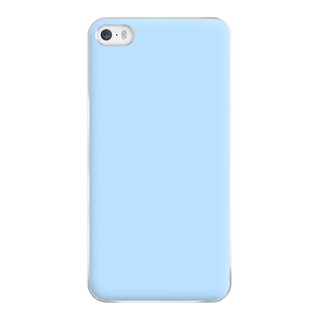 Back To Casics - Pretty Pastels - Plain Blue Phone Case for iPhone 5 / 5s / SE 2016