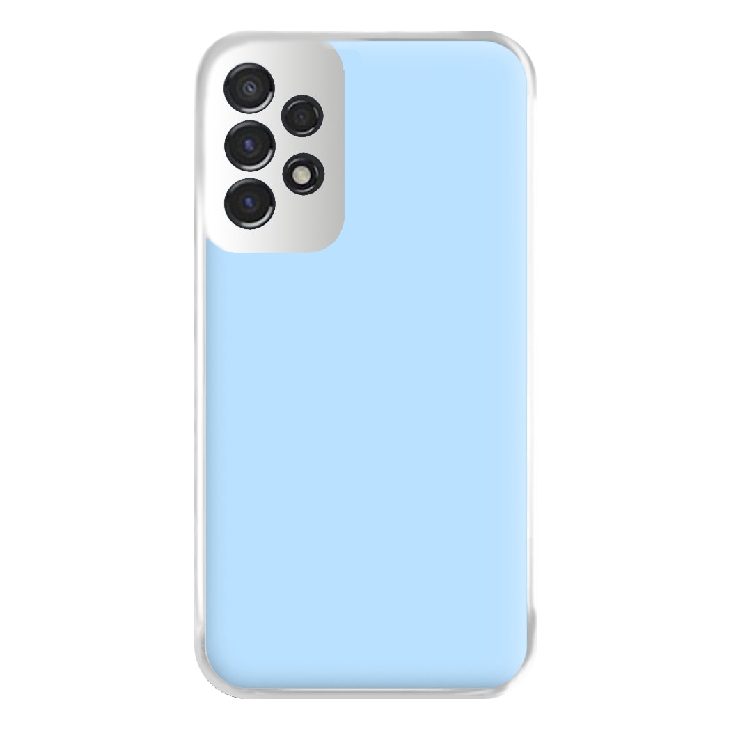 Back To Casics - Pretty Pastels - Plain Blue Phone Case for Galaxy A53