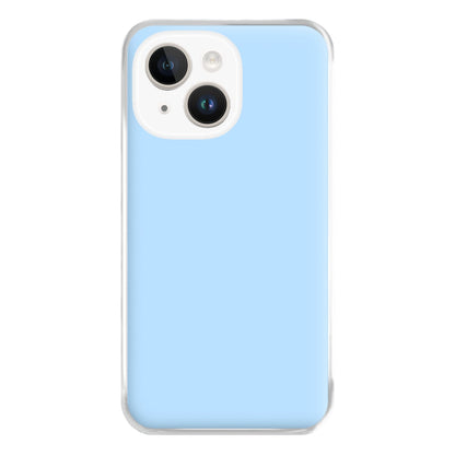 Back To Casics - Pretty Pastels - Plain Blue Phone Case for iPhone 14 Plus