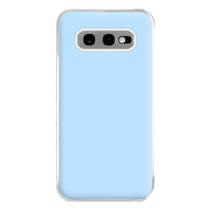 Back To Casics - Pretty Pastels - Plain Blue Phone Case for Galaxy S10e