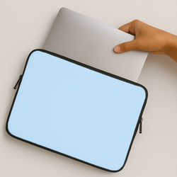 Back To Casics - Pretty Pastels - Plain Blue MacBook Case
