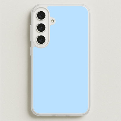 Back To Casics - Pretty Pastels - Plain Blue Phone Case for Galaxy S25FE