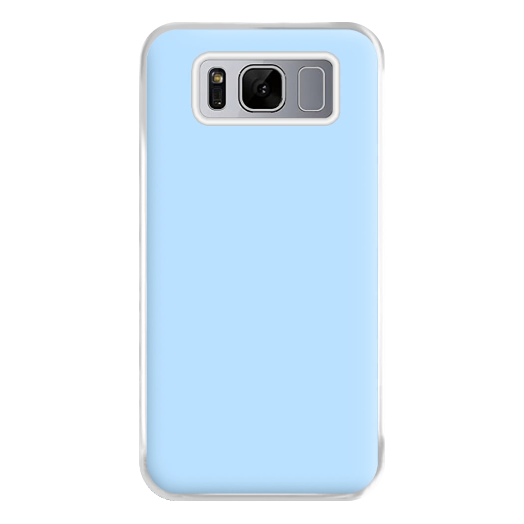 Back To Casics - Pretty Pastels - Plain Blue Phone Case for Galaxy S8 Plus