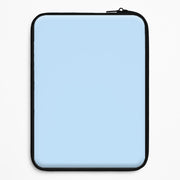 Back To Casics - Pretty Pastels - Plain Blue Laptop Sleeve 1