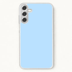 Back To Casics - Pretty Pastels - Plain Blue Phone Case for Galaxy A17