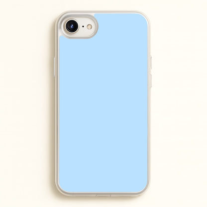 Back To Casics - Pretty Pastels - Plain Blue  - Plain Phone Case for iPhone 6 / 7 / 8 / SE