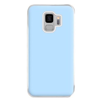 Back To Casics - Pretty Pastels - Plain Blue Phone Case for Galaxy S9 Plus