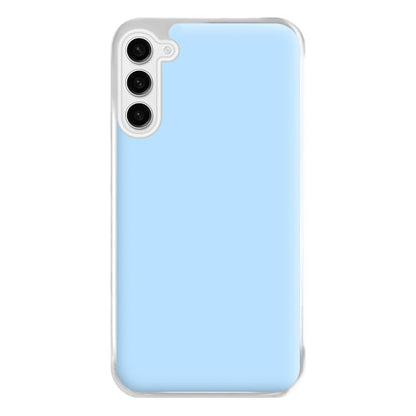 Back To Casics - Pretty Pastels - Plain Blue Phone Case for Galaxy S23FE