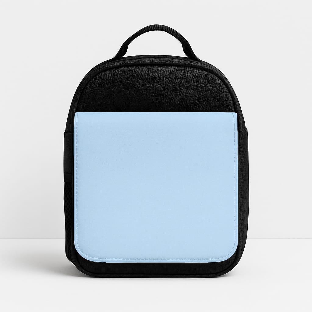 Back To Casics - Pretty Pastels - Plain Blue Insulated Lunchbox