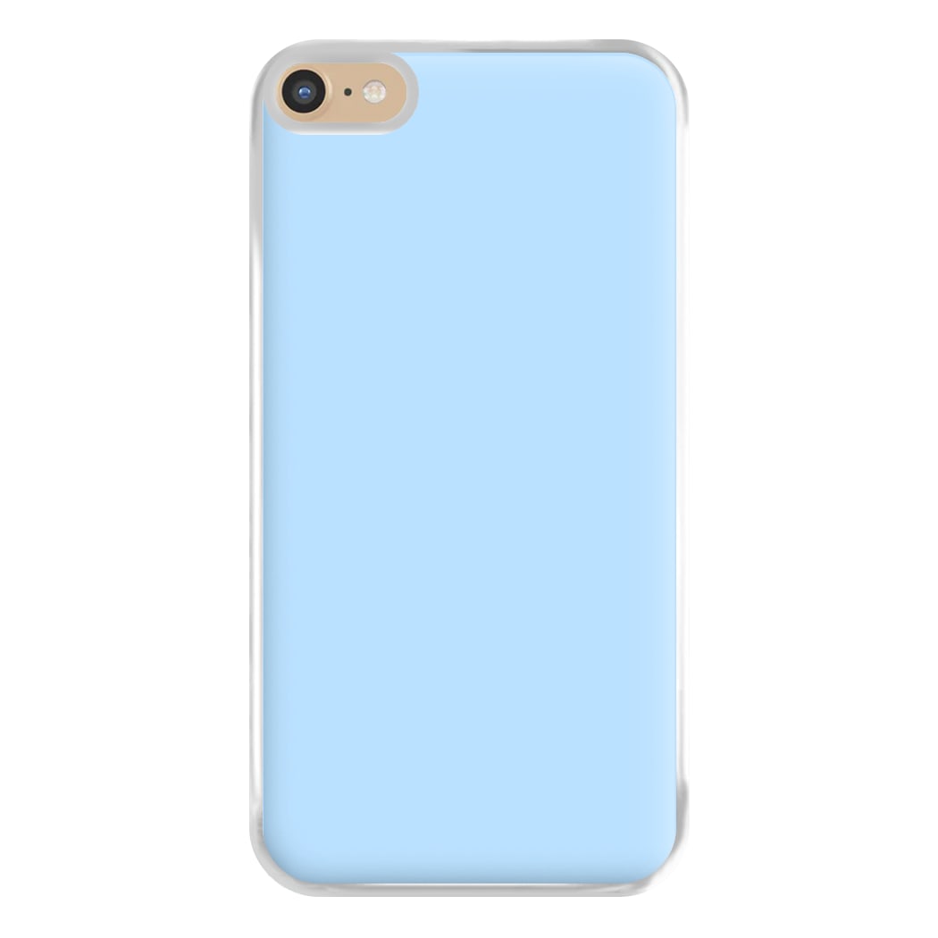 Back To Casics - Pretty Pastels - Plain Blue Phone Case for iPhone 6 Plus / 7 Plus / 8 Plus