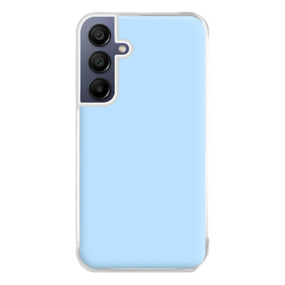 Back To Casics - Pretty Pastels - Plain Blue Phone Case for Galaxy A16