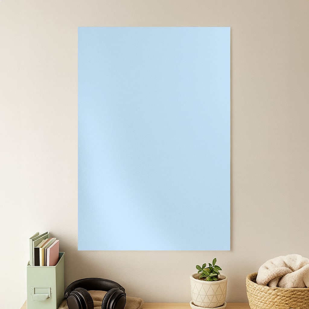 Back To Casics - Pretty Pastels - Plain Blue Poster