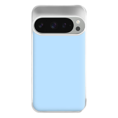 Back To Casics - Pretty Pastels - Plain Blue Phone Case for Google Pixel 9 Pro XL