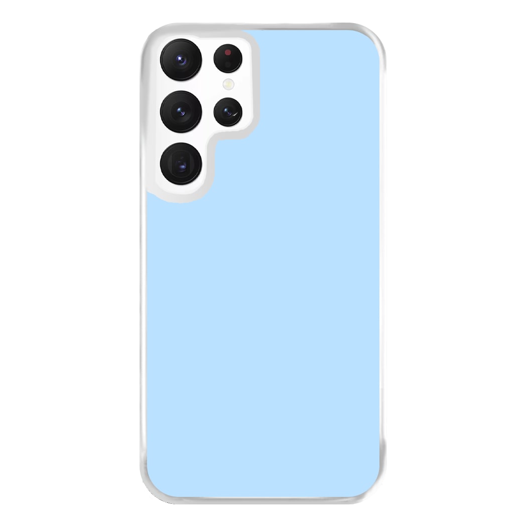 Back To Casics - Pretty Pastels - Plain Blue Phone Case for Galaxy S22 Ultra