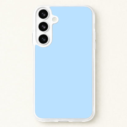 Back To Casics - Pretty Pastels - Plain Blue Phone Case for Galaxy S26