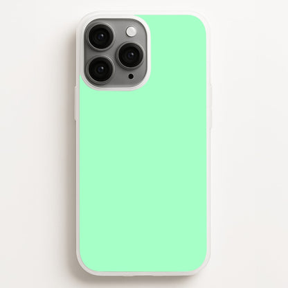 Back To Casics - Pretty Pastels - Plain Green  - Plain Phone Case for iPhone 16 Pro Max