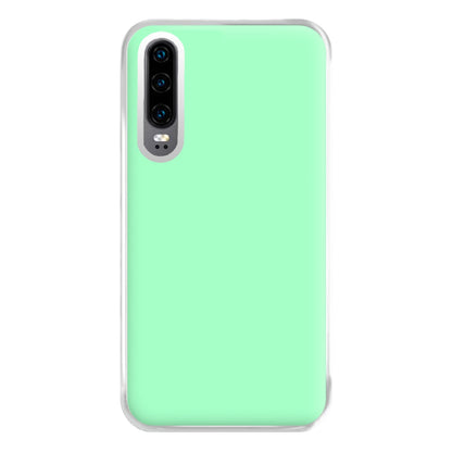 Back To Casics - Pretty Pastels - Plain Green Phone Case for Huawei P30