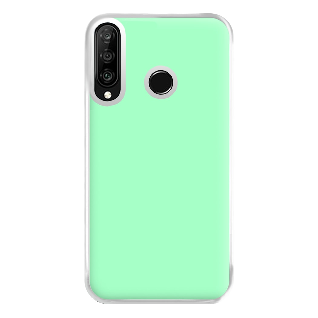 Back To Casics - Pretty Pastels - Plain Green Phone Case for Huawei P30 Lite