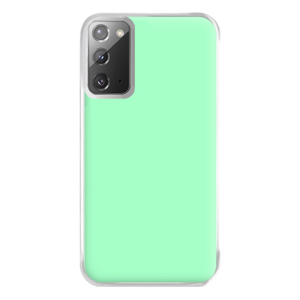 Back To Casics - Pretty Pastels - Plain Green Phone Case