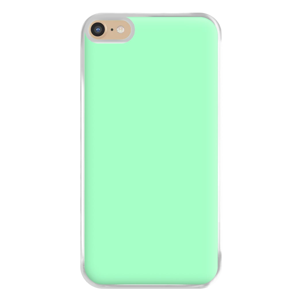 Back To Casics - Pretty Pastels - Plain Green Phone Case for iPhone 6 Plus / 7 Plus / 8 Plus