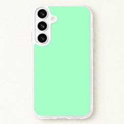 Back To Casics - Pretty Pastels - Plain Green Phone Case for Galaxy S26 Plus