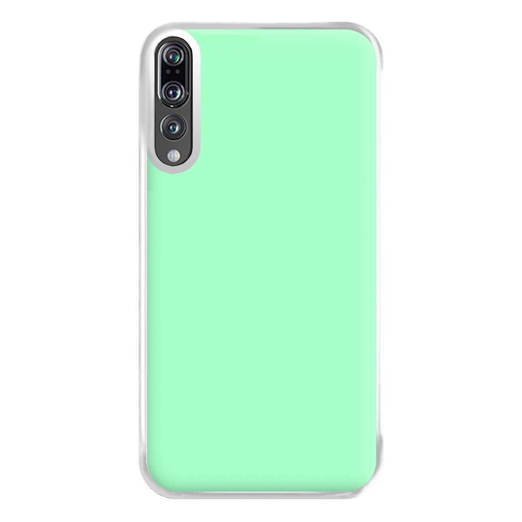 Back To Casics - Pretty Pastels - Plain Green Phone Case for Huawei P20 Pro