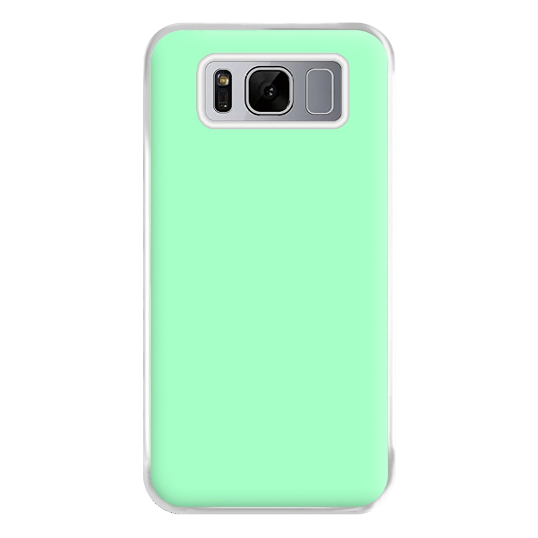 Back To Casics - Pretty Pastels - Plain Green Phone Case for Galaxy S8 Plus