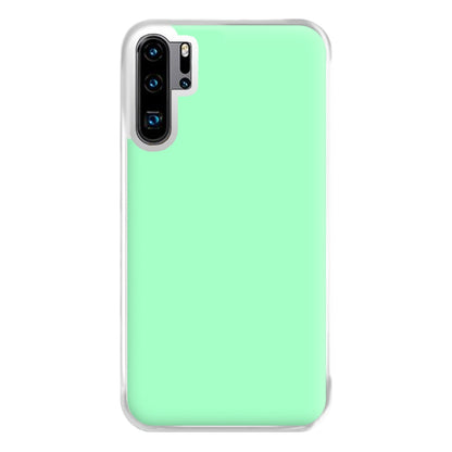 Back To Casics - Pretty Pastels - Plain Green Phone Case for Huawei P30 Pro