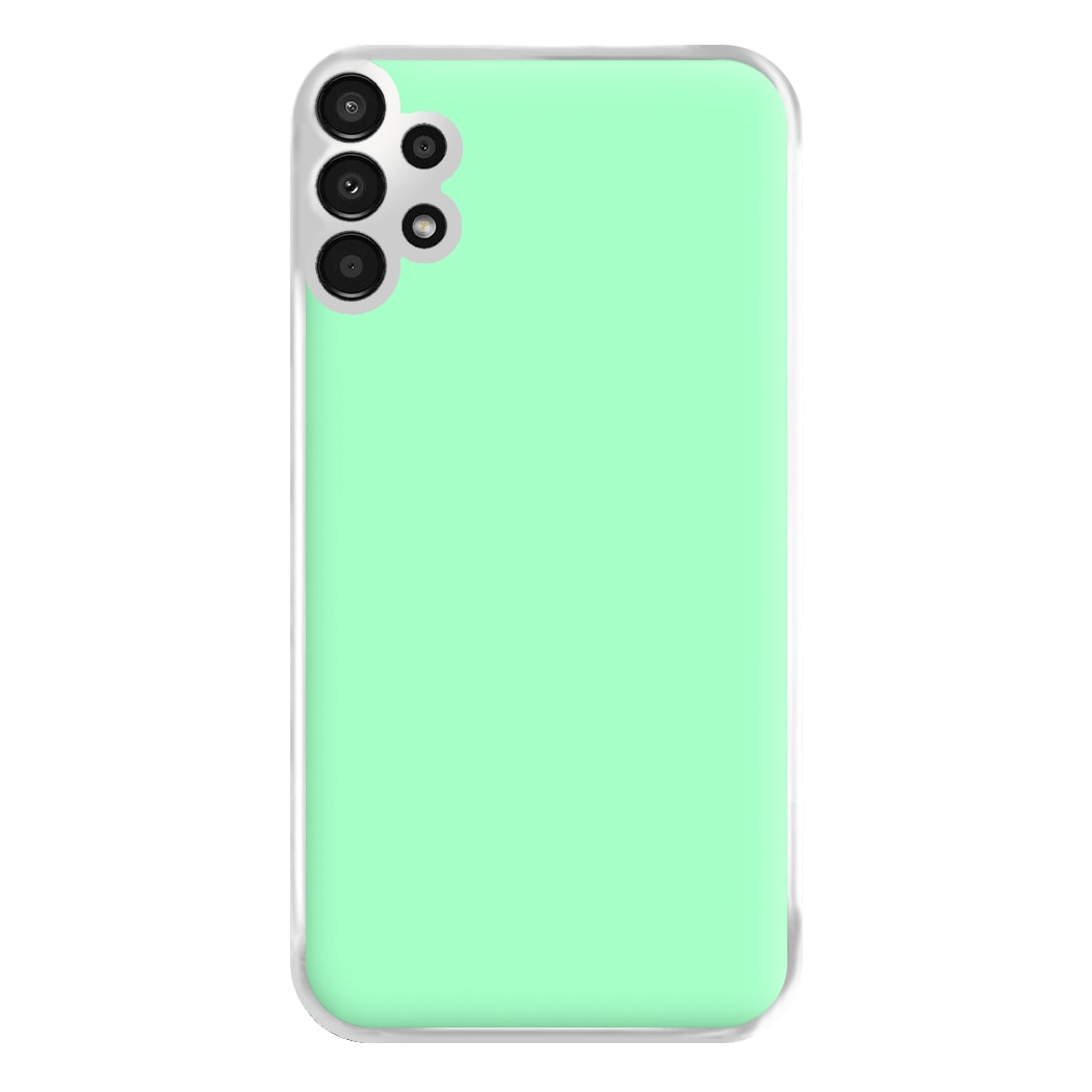 Back To Casics - Pretty Pastels - Plain Green Phone Case for Galaxy A13