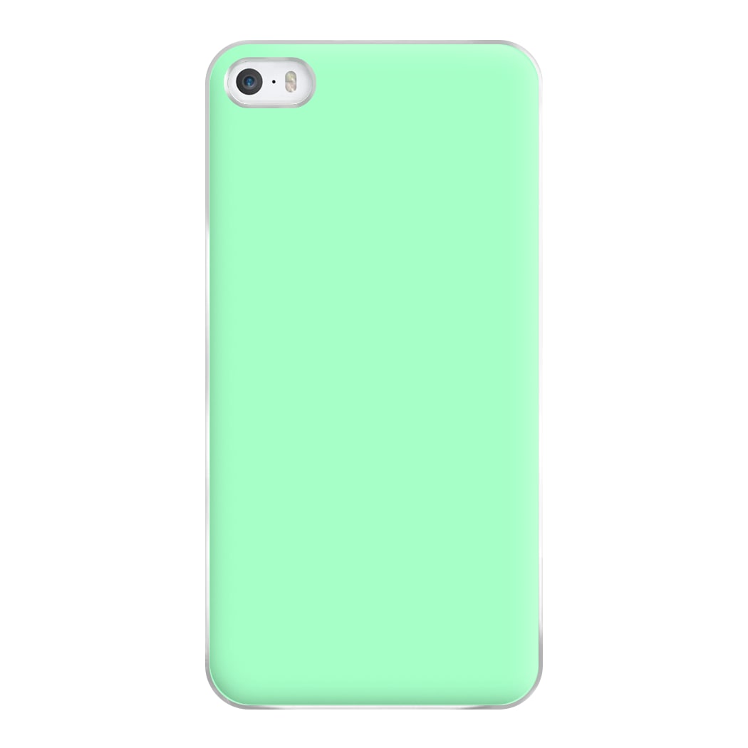 Back To Casics - Pretty Pastels - Plain Green Phone Case for iPhone 5 / 5s / SE 2016