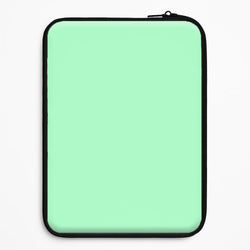Back To Casics - Pretty Pastels - Plain Green Universal Laptop Sleeve