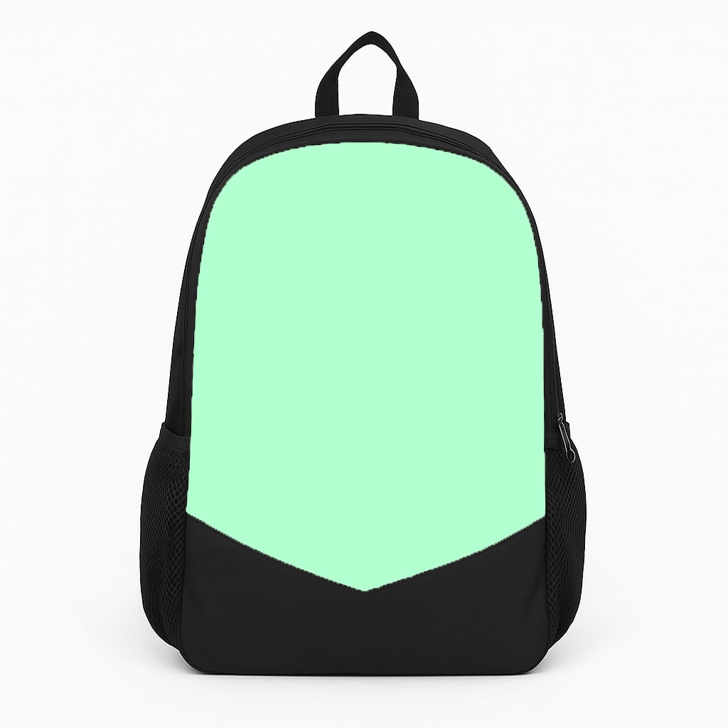 Back To Casics - Pretty Pastels - Plain Green Backpack