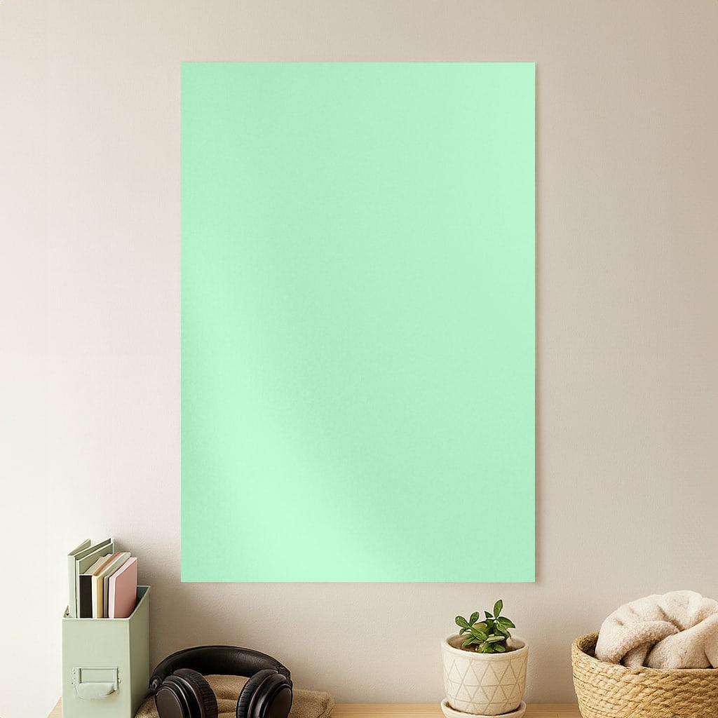 Back To Casics - Pretty Pastels - Plain Green Poster
