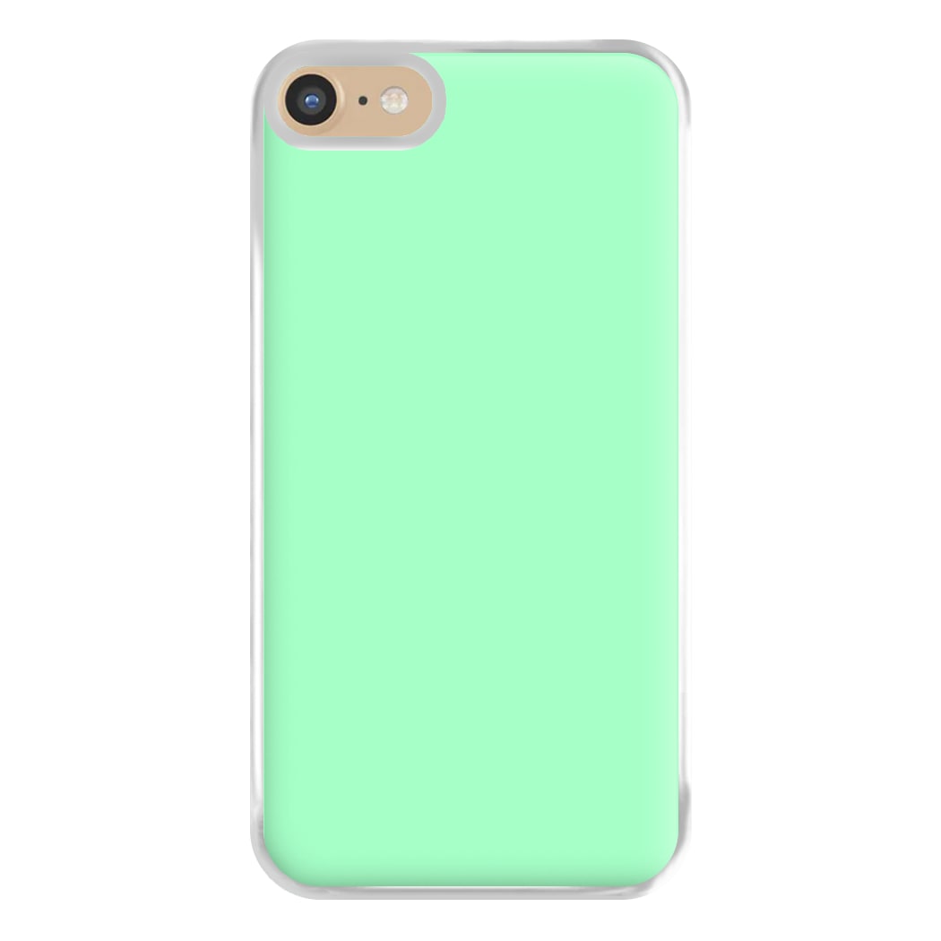 Back To Casics - Pretty Pastels - Plain Green Phone Case for iPhone 6 / 7 / 8 / SE