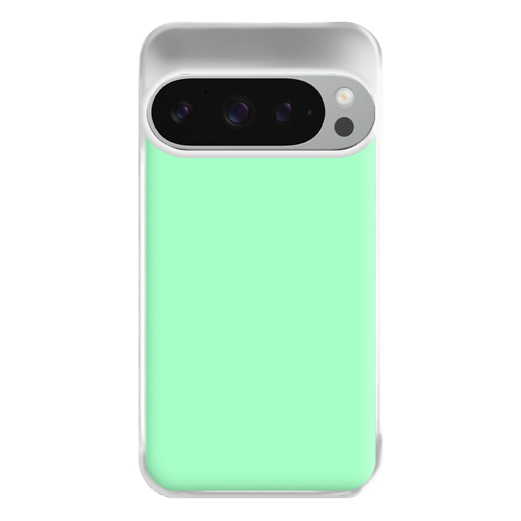 Back To Casics - Pretty Pastels - Plain Green Phone Case for Google Pixel 9 Pro XL