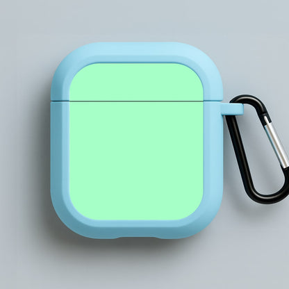 Back To Casics - Pretty Pastels - Plain Green Blue AirPods Case